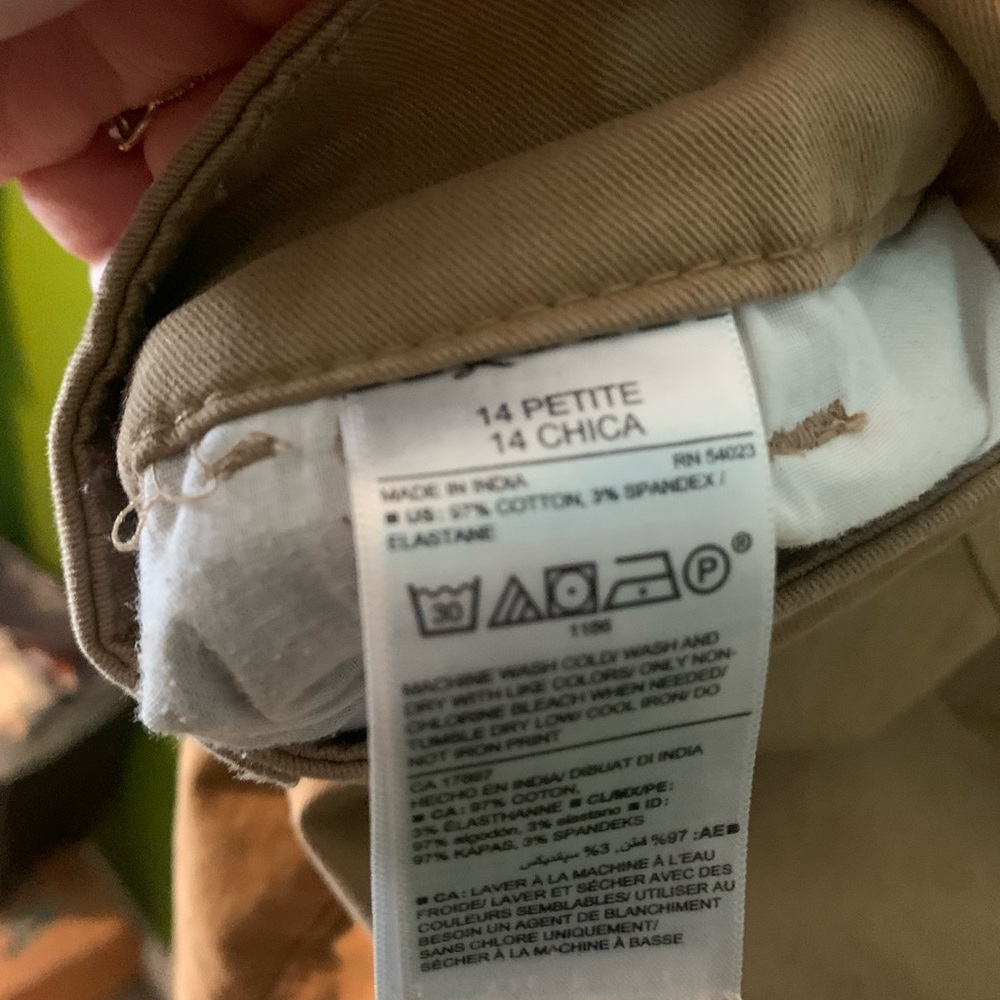Khaki boot cut women’s 14 petite - Picture 3 of 3
